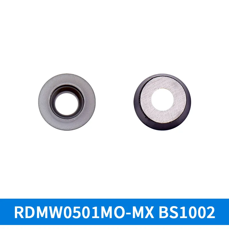 Super Hard Coated CNC Milling Cutter Blade RDMW0501MO-MX BS1002 High Performance Model Replacement Imported Brand R2.5