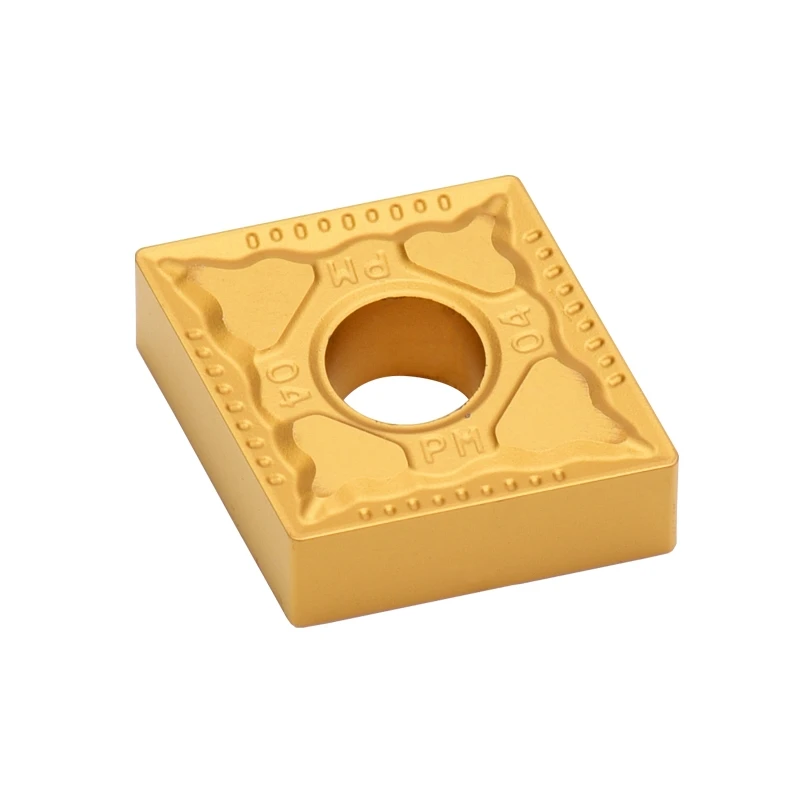 Zhuzhou OEM Inserts YBC251 CNMG120404-PM/120408 for Turning Center with Titanium Aluminum Nitride Coating