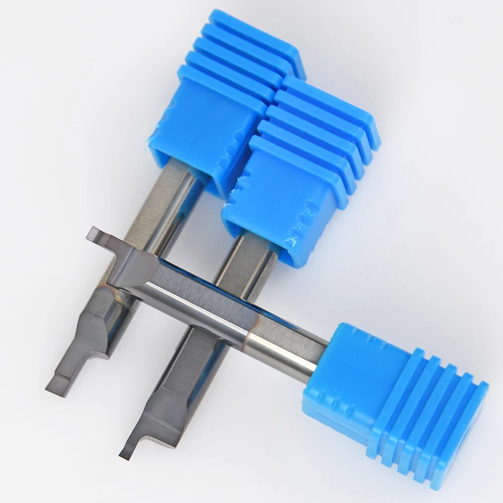 Coated Carbide Micro-Diameter End Mill SMFR6 15L W1.5 6mm Shank Diameter HRC60 2-Flute OEM CNC Milling Tool Box Packaging