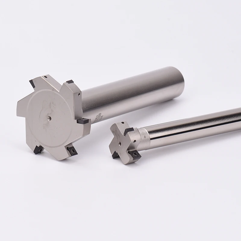 CNC T-Slot Milling Cutter with Thick 2-Flute 4-Flute 6-Flute 8-Flute Three-Sided Blades for Machining Center Shank Grooving HTS