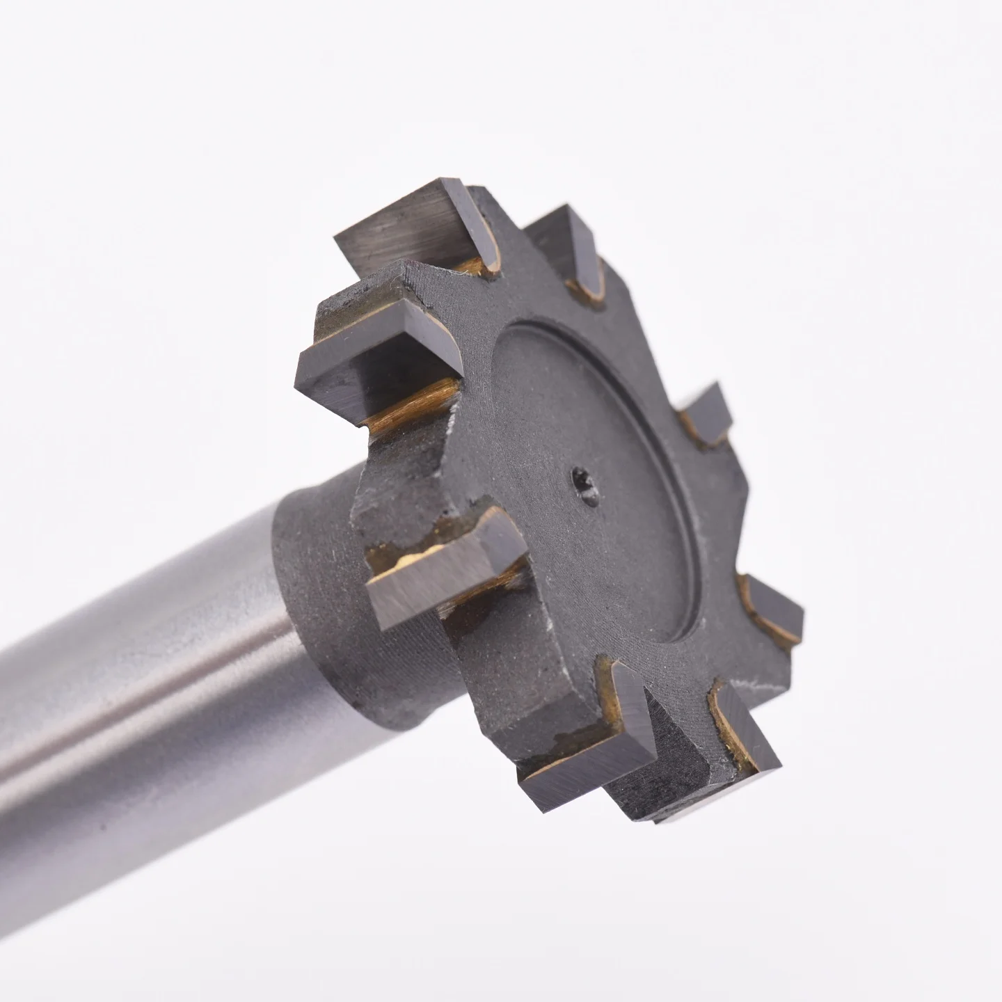 OEM Carbide T-Slot Milling Cutter Toothed T-Shaped with AlTin Coating Welded Blade Groove YG HRC60 4-Flute