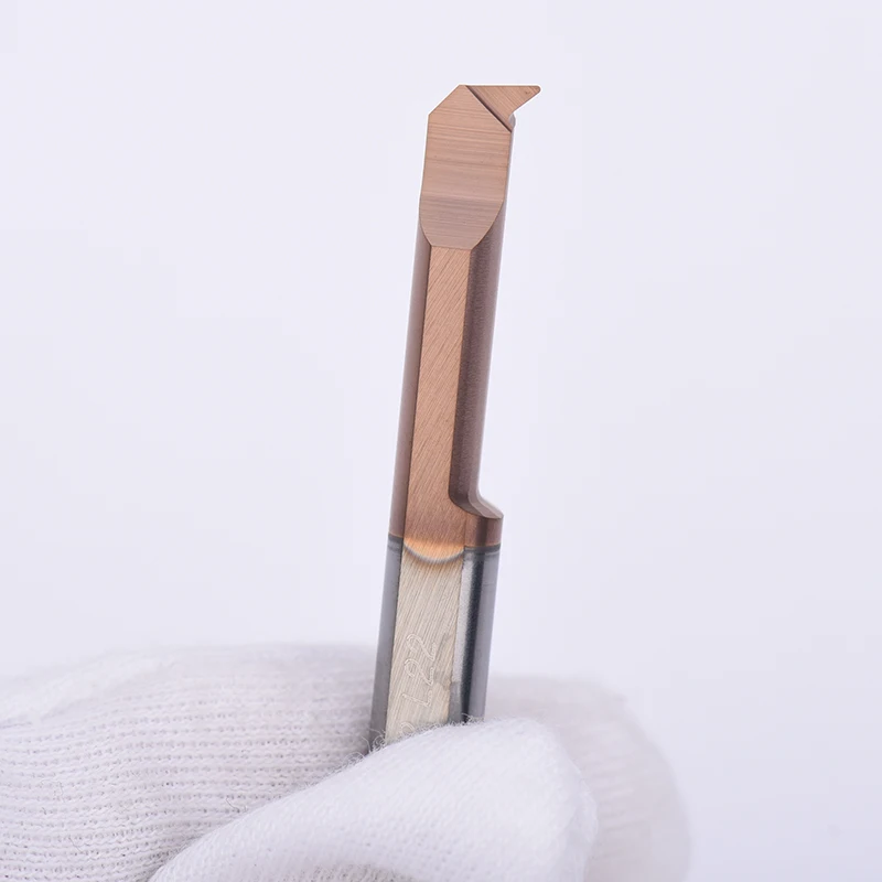 Precision Tungsten Carbide MQL 4R0.1 L15 Internal Turning Tool Small Bore Counterbore Cutters for Stainless Steel Boring Tools