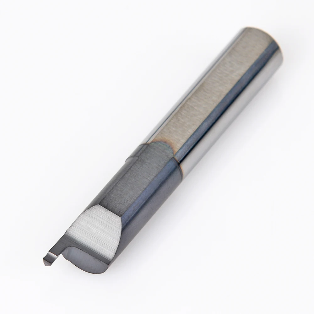 Coated Carbide Micro-Diameter End Mill SMFR6 15L W1.5 6mm Shank Diameter HRC60 2-Flute OEM CNC Milling Tool Box Packaging