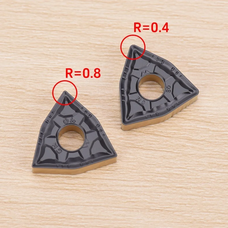 Peach Knife WNMG080404-GM 080408 KM8225 Special for Steel OEM Titanium Aluminum Nitride Coated 45HRC