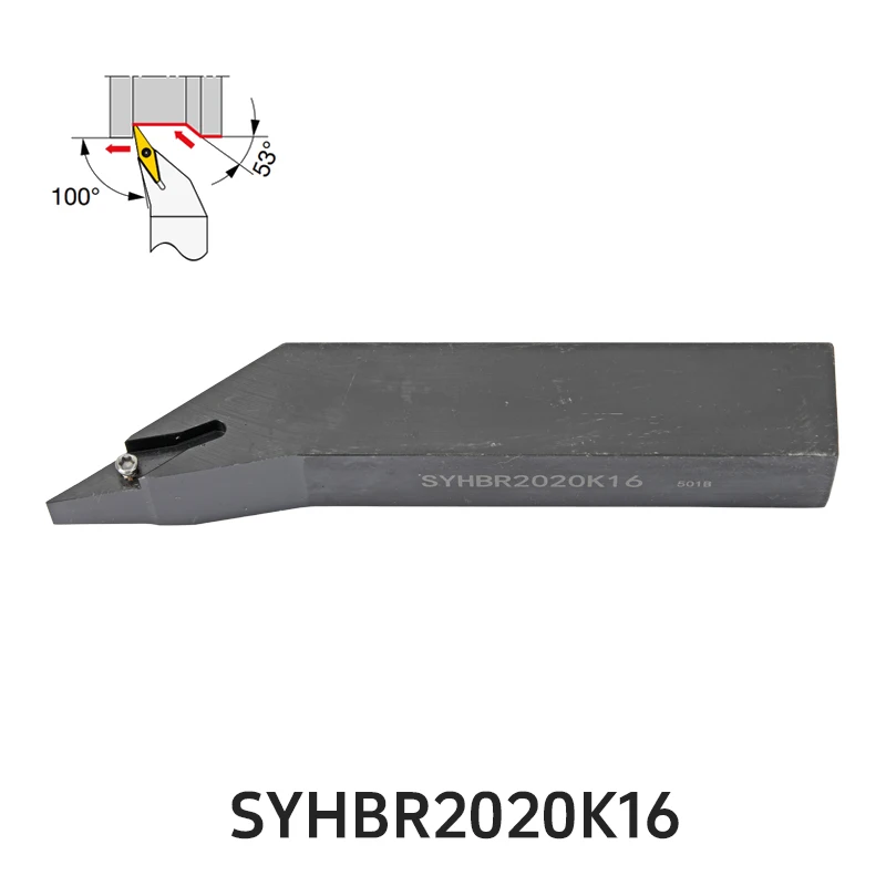 25 Degree External Round Nose Cutter SVJBR2525M11 PVD Coated 65HRC