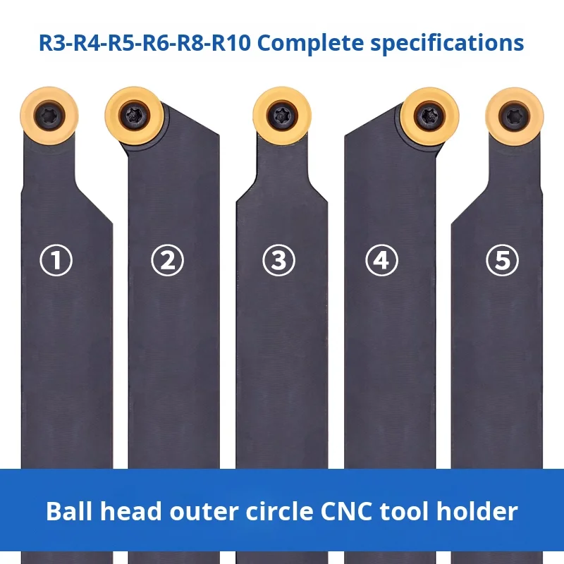 Veyron CNC Ball Nose Cutter Rod External Turning Tool SRDCN2020/SRACR2020 SRGCR2525M12 3 Months Warranty