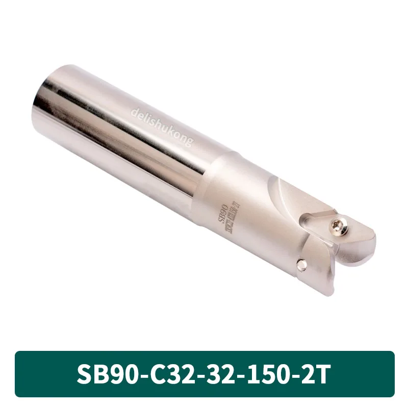 SB90 Right Angle CNC Milling Cutter Disc SB90-50R3VC22-22R-4T Inserts R3 Hub Aviation Aluminum Nose Non-coated Cutter Disc/Bar