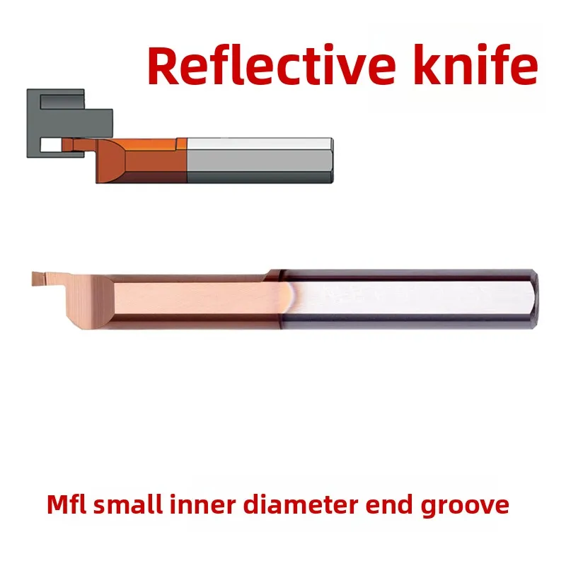 High-Precision Small Diameter Cutting Set MFL 6B2.0 Boring Bar & 4B1 Grooving Tool With Tungsten Alloy Coating for Metalworking