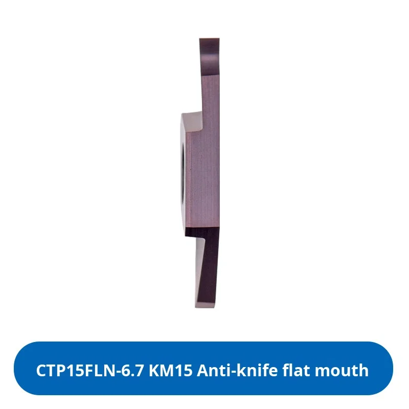 KEUE CNC CTPA20FLN-9.2 CTP15FLN-6.7 Reverse Knife Flat Mouth Stainless Steel Heart Machine Groove Blade ODM Customized 3 Years