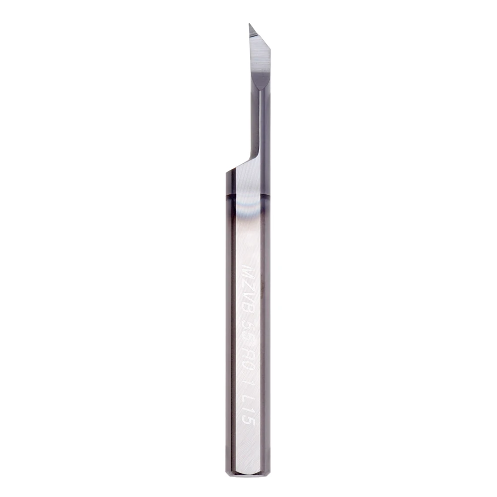 Solid Carbide Small Hole Boring Tool Inner Hole Profiling Processing Mar Mzvb 45R0.1 L12 Oval Inner End Face