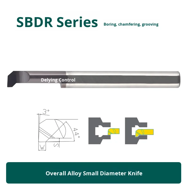 SBDR5 15L R0.2 Small Internal Boring Bar Tool Chamfering Grooving Dovetail Dovetailing Tool Centering Machine Features