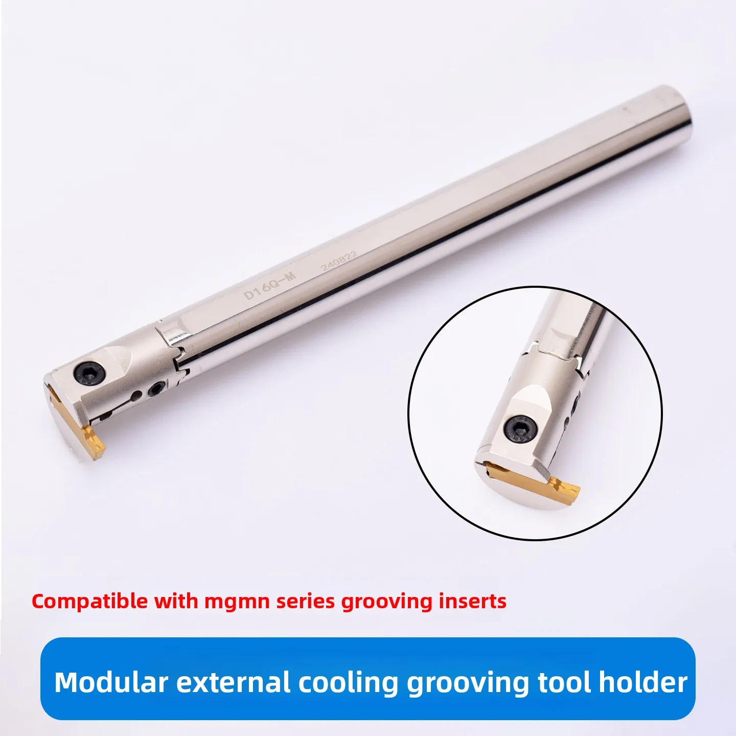 KEUE CNC High Speed Steel Internal Hole External Cold Cutting Groove Tool Holder MGIVR/MGIVL MGMN Interchangeable Head