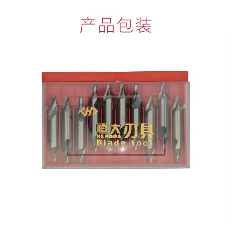 Hengda Type a Carbide Center Drill Fully Ground Bright Finish for Nonferrous Metals 1-6mm