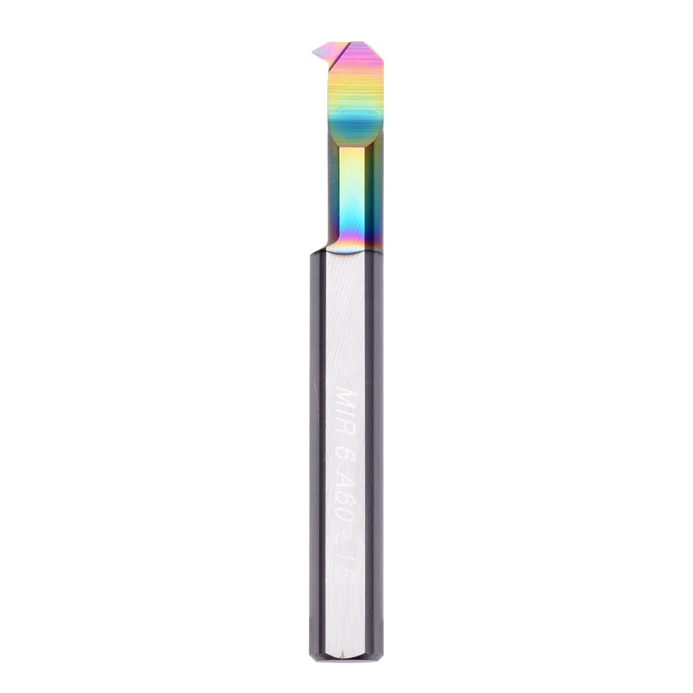 DLC Coated Carbide Internal Thread Knife High Gloss Finish Precision Tool for Copper/Aluminum Mir 5A60 L22 Small Tool Turning