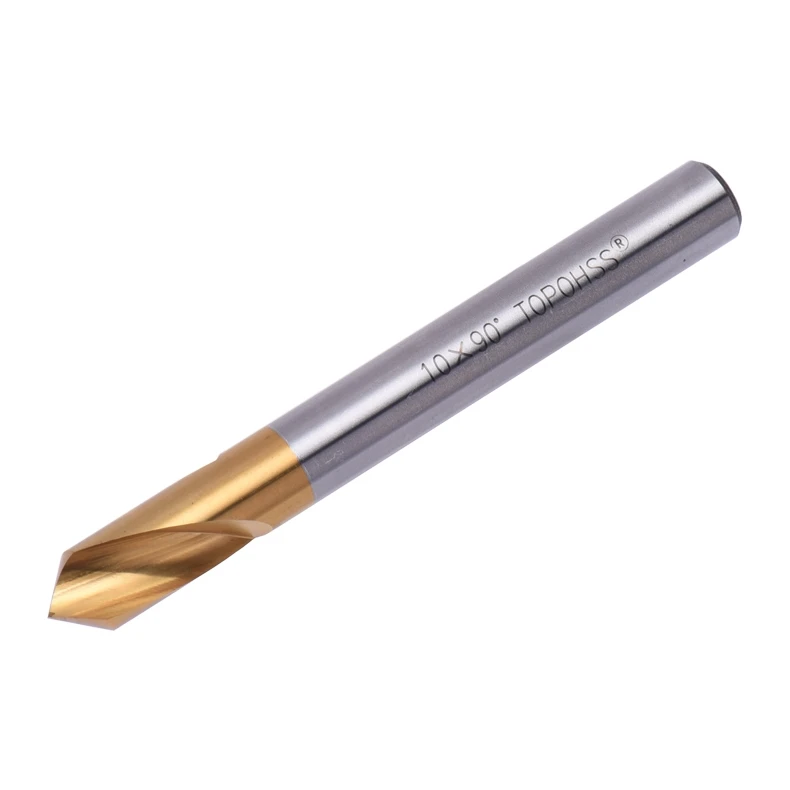 Cobalt-Plated Titanium 90-Degree Centering Annular Cutters Drill Positioning Fixed-Point Bit Chamfer for Magnetic Base Drills
