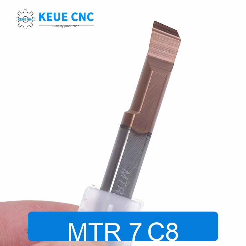Small Diameter Carbide Internal Boring Cutter Tungsten Steel MTR 8R0.2 L32 Stainless Steel Tool Holder