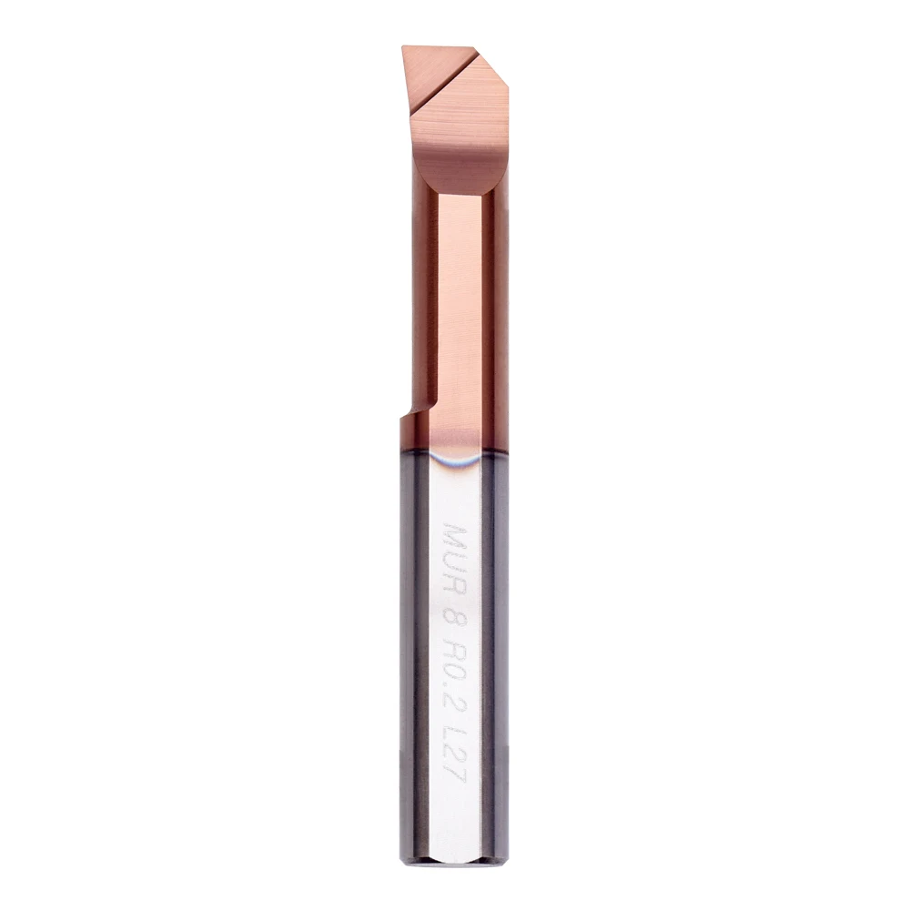 SBUR6 MUR4 Solid Tungsten Steel Boring Tool Bar with 90 Flats Wood Cutting 3/4in Diameter 2 Flutes