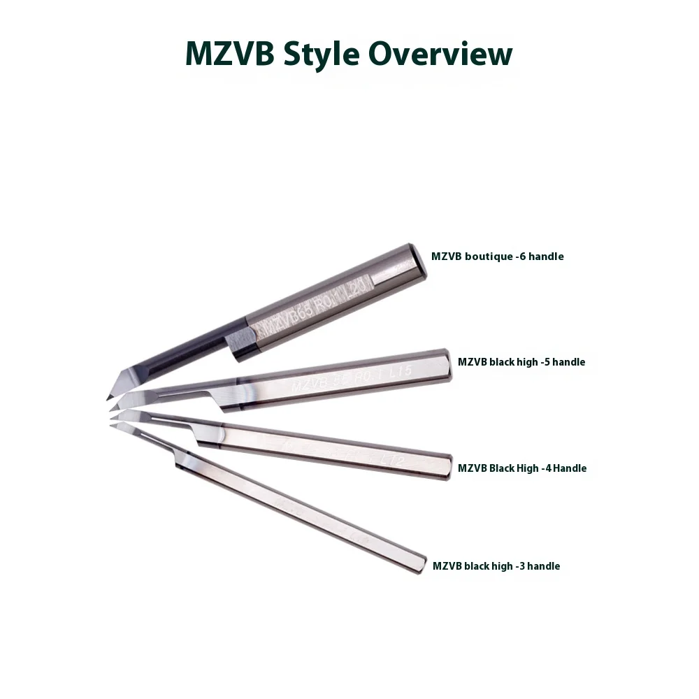 Solid Carbide Small Hole Boring Tool Inner Hole Profiling Processing Mar Mzvb 45R0.1 L12 Oval Inner End Face