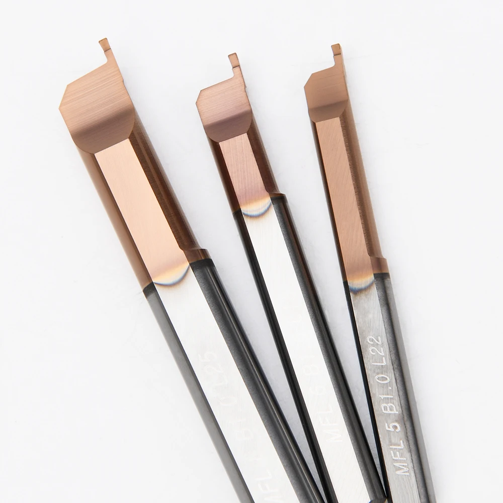 High-Precision Small Diameter Cutting Set MFL 6B2.0 Boring Bar & 4B1 Grooving Tool With Tungsten Alloy Coating for Metalworking