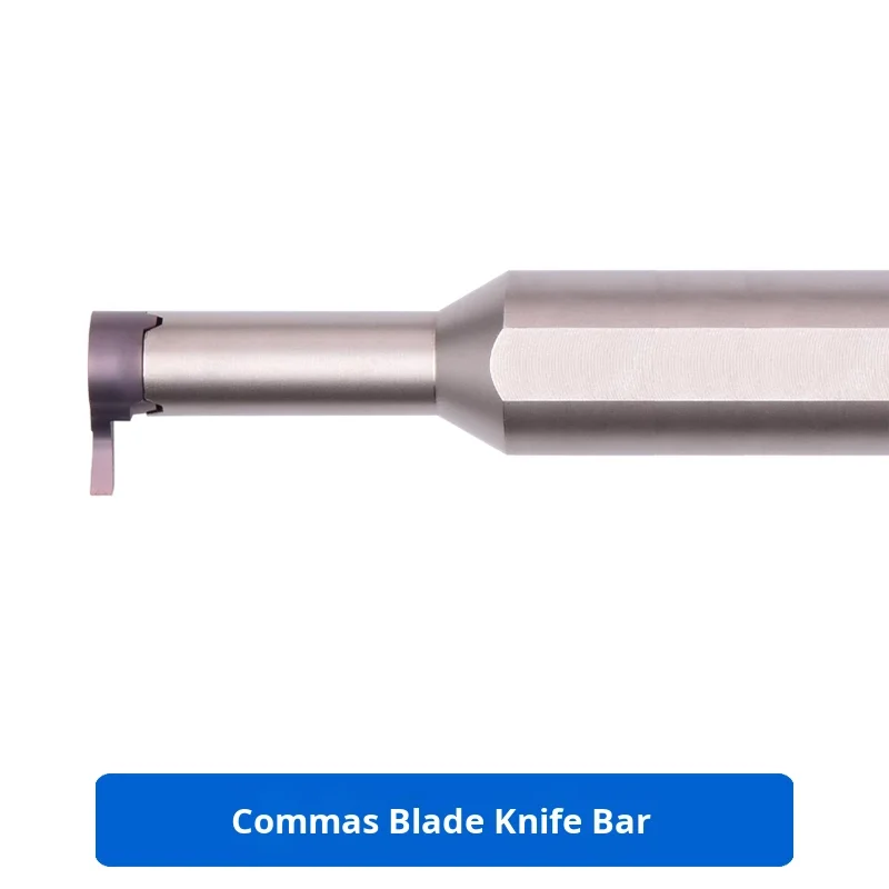 KEUE CNC Mg-H16-20-07R-Mb Comma Blade Grooving Cutter Rod Deep Internal Groove Small Hole Cutter Turning Tool Black Turning