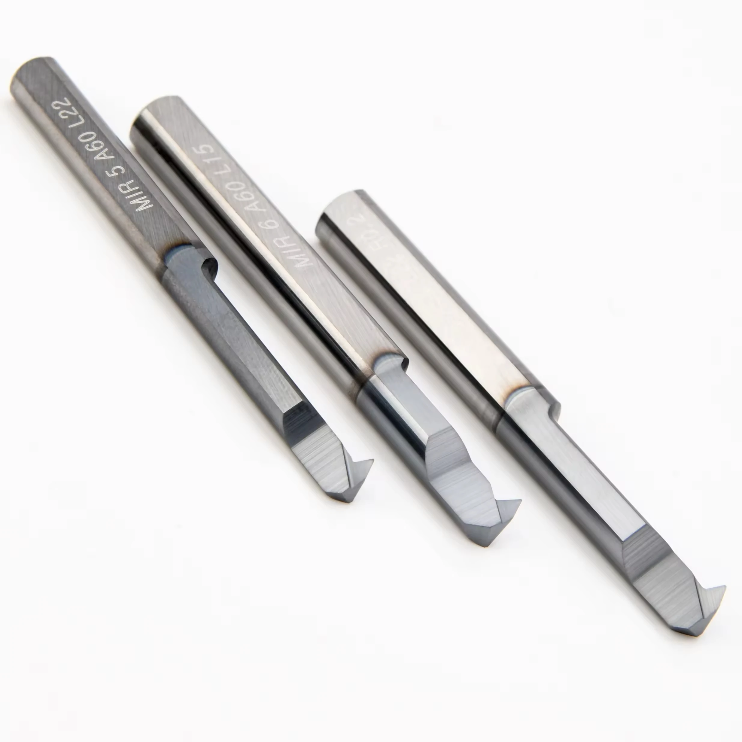 MIR 3A60 Cat40 R0.1 Black High Hardness Carbide Alloy Spiral Flute Internal Thread Boring Tool High Coating Small 5A55 Holes
