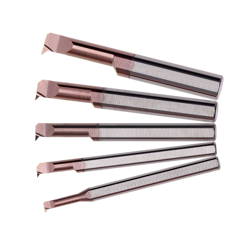 Mingzhe Tungsten Steel Boring Tool 4mm Diameter 0.05in Precision 2-flute for Automatic Lathe Small Inner Hole Processing
