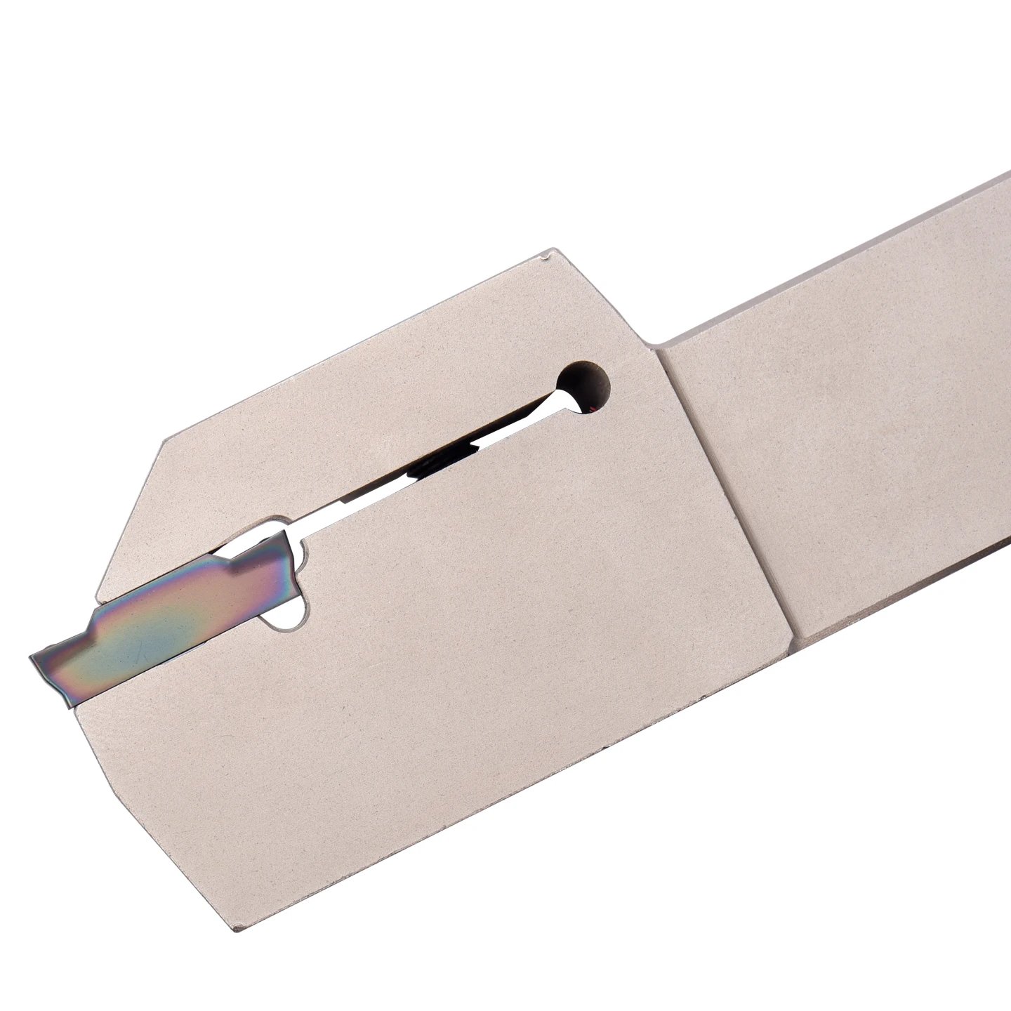 KEUE Grooving Insert MGMN Series 200/250/300-IC 400-DR KM241B OEM Tialn Coated 45HRC for Stainless Steel Tool Steel 3-Year