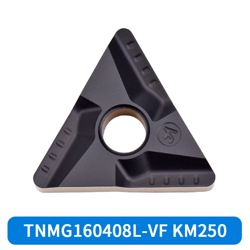 TNMG160404/160408R-VF L-VF KM250 Two-Color Coated Alloy Steel CNC Triangle Shape Turning Tool