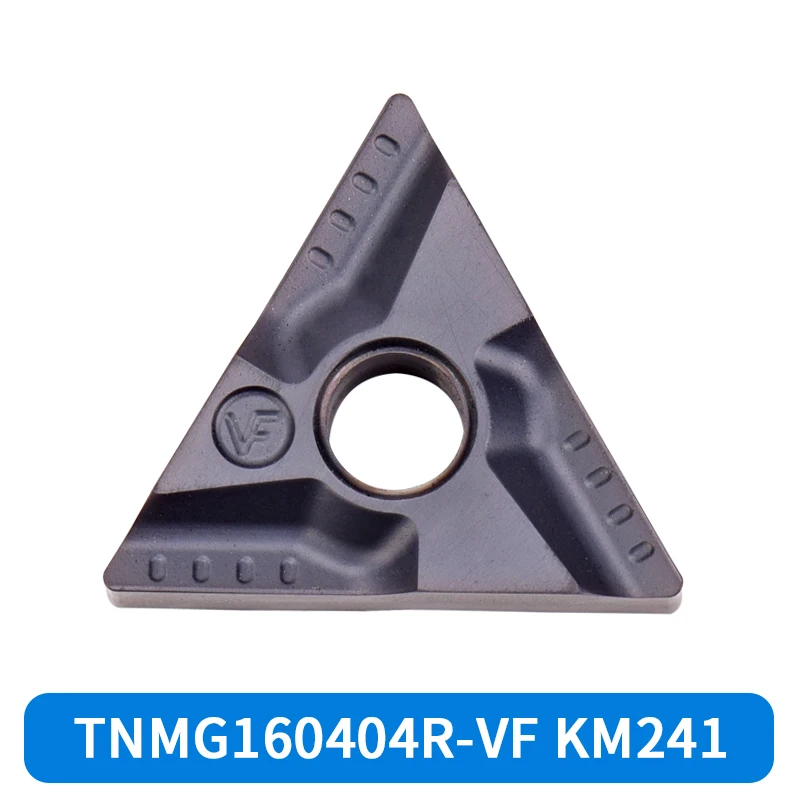 TNMG160404L-VF R-VF KM241 Universal CNC Triangle-Shaped Turning Tool Blade for Optimal Performance