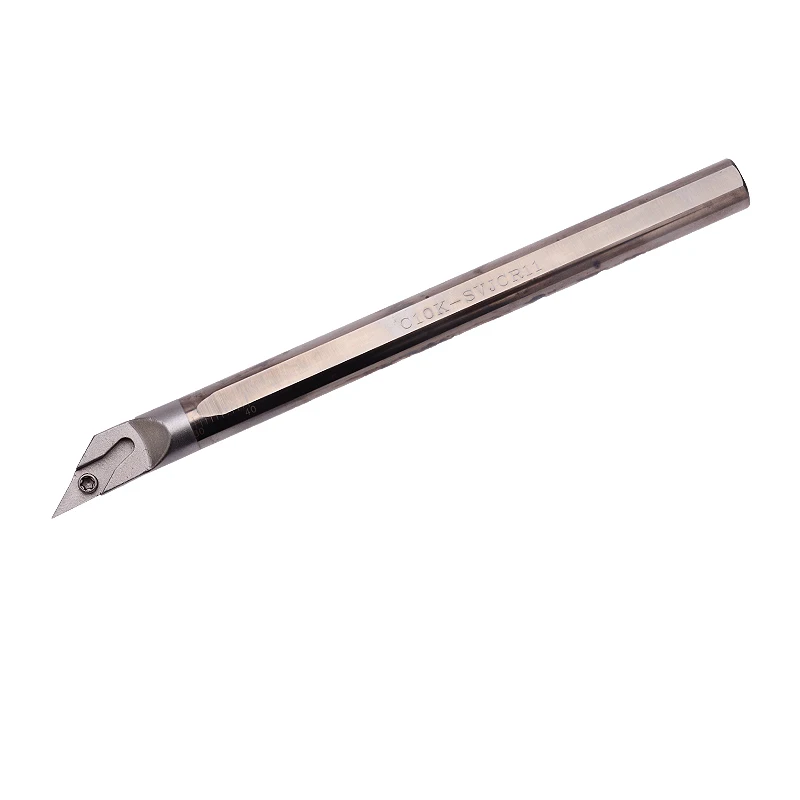Small Diameter C10K Tungsten Steel Anti-Vibration Turning Tool Holder Altin Coating HRC 45 0.05in Blade Thickness Hard CNC Alloy