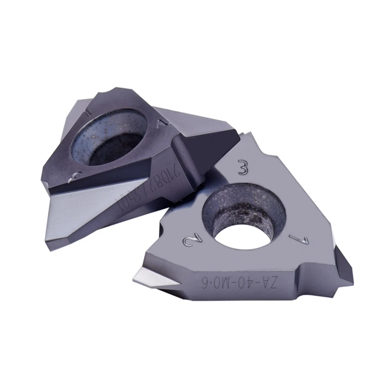 40 Degree Worm Thread Blade External Turning Tool 22VER Modulus 0.5/0.7/1.0/1.25/1.5/1.75 OEM Tialn Coated 45HRC for TURNING