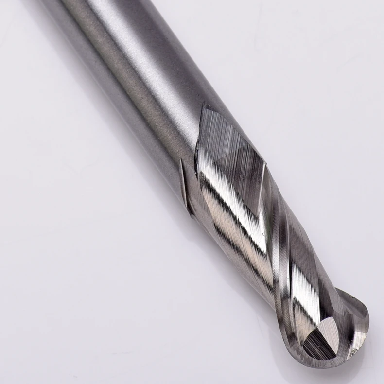 YJ Computerized Ball-end Milling Cutter Fully Ground 2-edge R R0.5, R1, R2, R3, R4, R5, R6