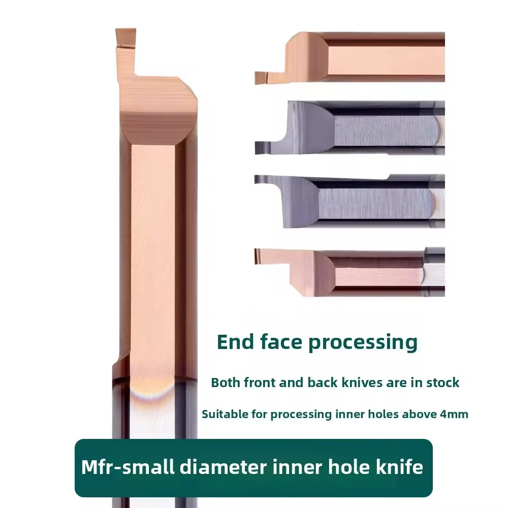 MFR 5B1.5 L22 Micro Carbide Grooving Cutter | 1.5mm Small Diameter CNC Tool For End Face Boring