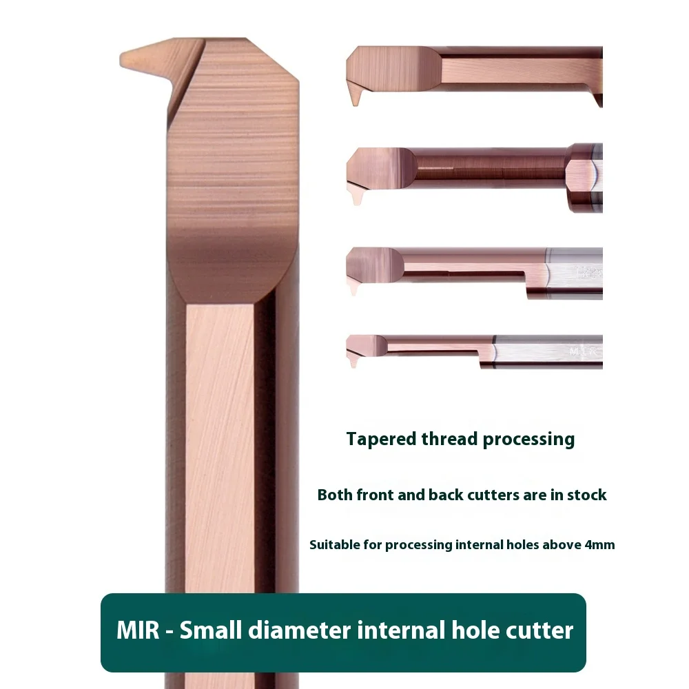 KEUE CNC MIR 6L23 1.5TR 2.0TR 3.0TR Carbide Internal Thread Cutter 4mm Diameter 30 Degree Right Hand 2-Flute