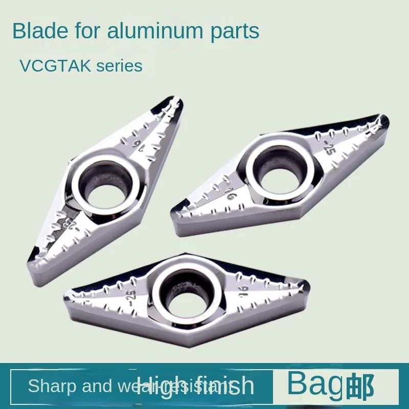 Hub Diamond Blade KEUE CNC OEM VCGT220516/20/30 R-Angle 1.6/2.0/3.0 Processing Copper and Aluminum