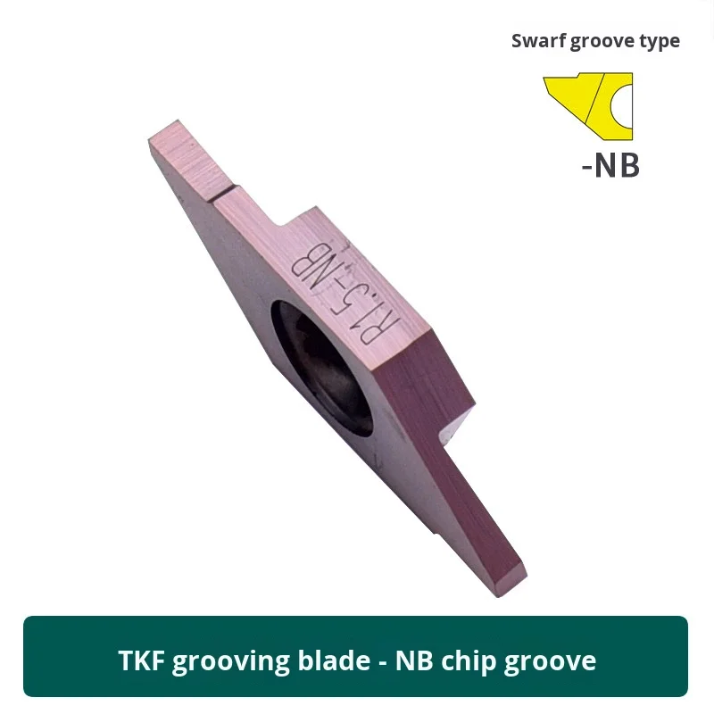 Chengdu Daoqin Grooving Cutting Blade TKF12R100-NB PM125 Stainless Steel China 3-Year Warranty ODM Customized Support