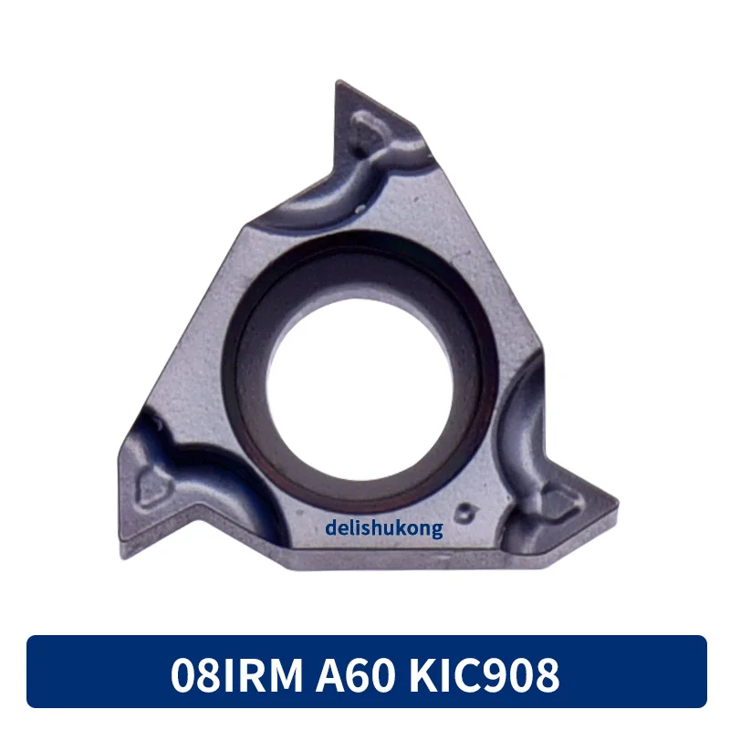 KEUE CNC Small Inner Hole Internal Thread Tooth Blade 08IR 08NR A55 A60 1.0ISO Stainless Steel 3-Year Warranty