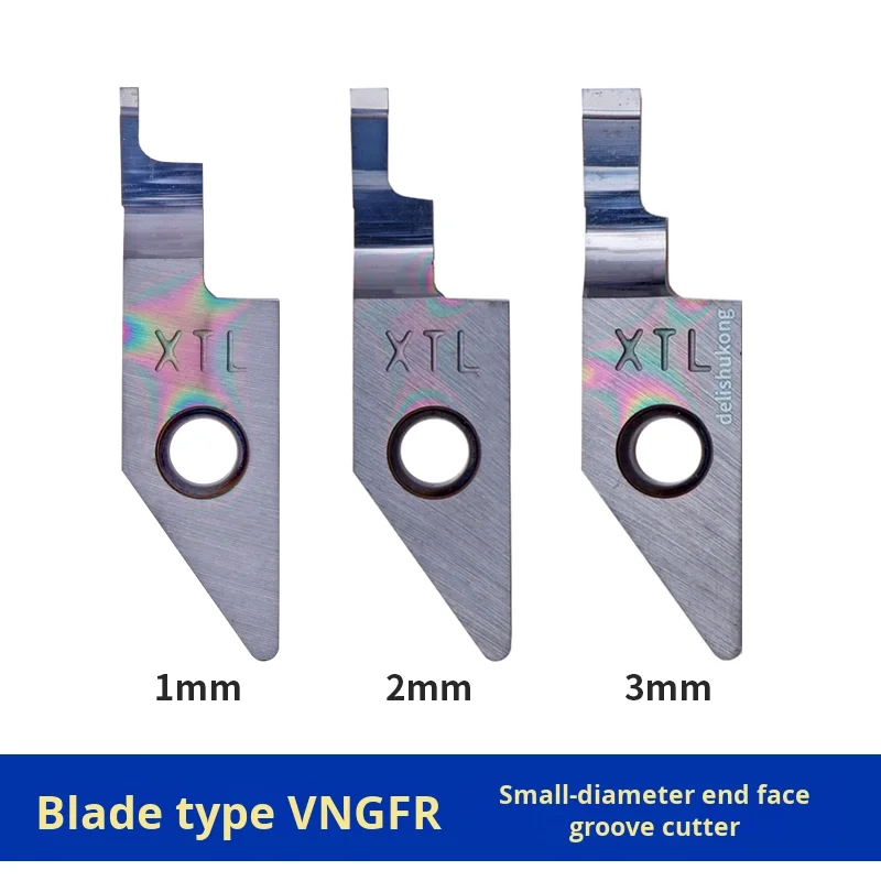 Mfr4B2.0 Carbide Micro-Diameter End Face Grooving Tool Vnfgr0810/20/30-10 Inner Hole End Face Inserts For Steel Workpiece