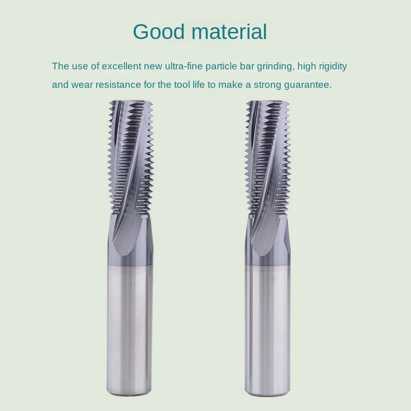 15 Helix Full Thread Milling Cutter Metric ISO Universal Inner Thread Carbide Altin Coated 4 Flutes M3 4 5 6 8 10-24 ODM KEUE