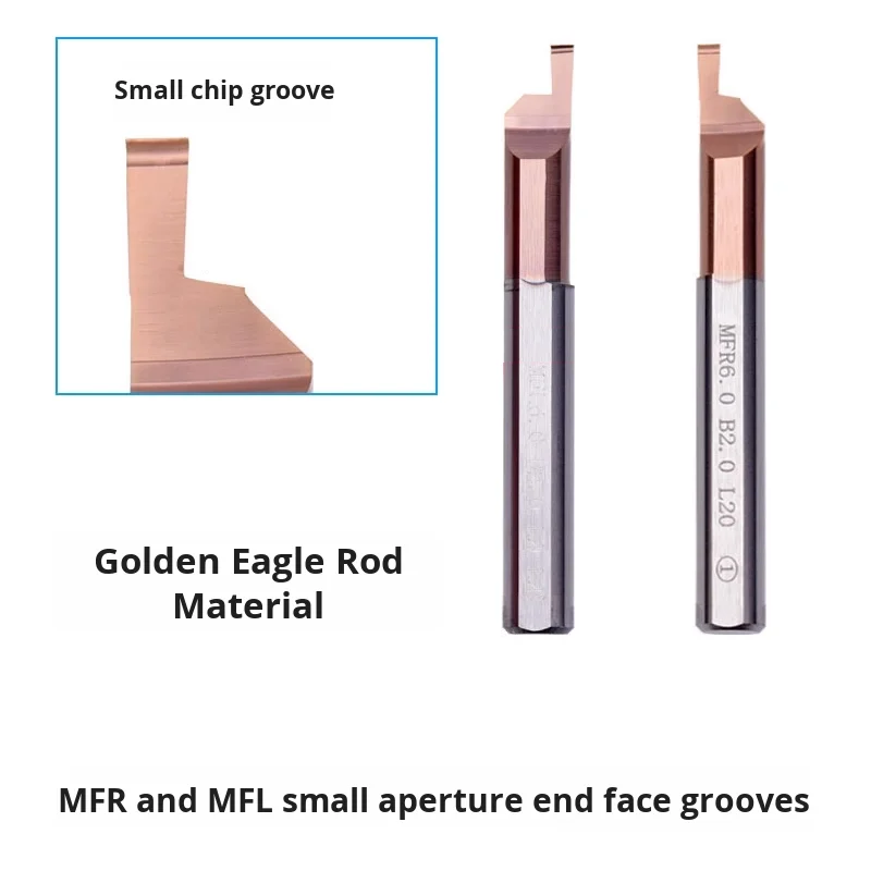 KEUE CNC Coated Tungsten Steel Micro-Diameter CNC End Face Boring Tool OEM Mfr 6B1.5 L20-Xn Carbide Single Shank