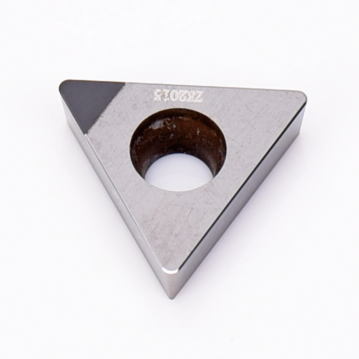 TCGW090202 PVD-Coated CBN Blade High Brightness Triangle Shape Model 090204-1-ZK2015 for Cast Iron High Performance Turning Tool