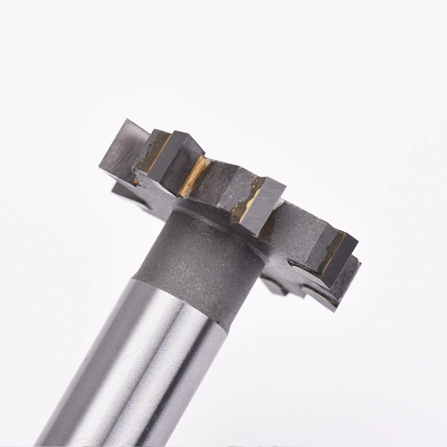 OEM Carbide T-Slot Milling Cutter Toothed T-Shaped with AlTin Coating Welded Blade Groove YG HRC60 4-Flute