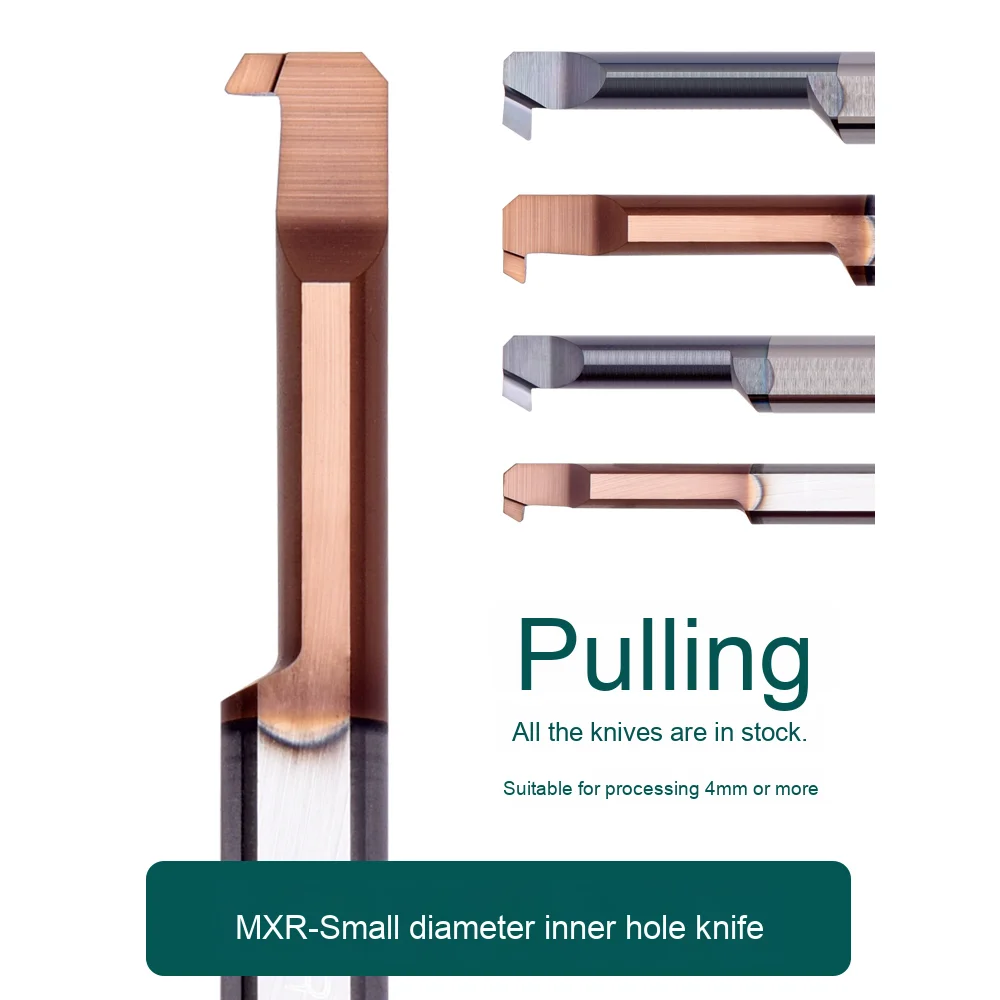 SBXR Tungsten Steel MXR Mini Lathe Boring Cutter Shockproof Internal Turning Tool with Small Hole Diameter
