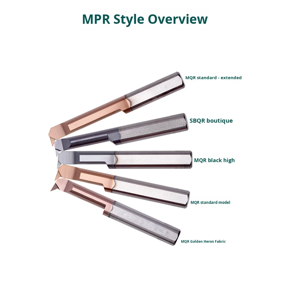 Small Diameter Tungsten Steel Single-Head Profiling Turning Tool Mqr 6R0.2 L22 47&deg; Angle Internal Boring Tool