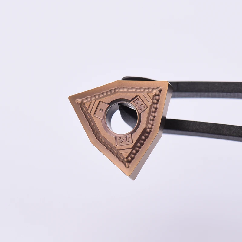 Dalian SANT Triangle CNC Blade After Quenching HRC 62 WNMG080402-KS WNMG080404-KS ST5000