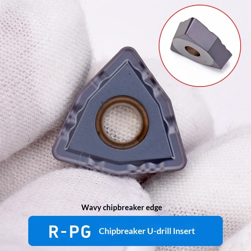 Chip Breaker U Drill Blade Violent WCMT050308R-PG PT1325 Triangle CNC Tool Grain Soft Steel Special China