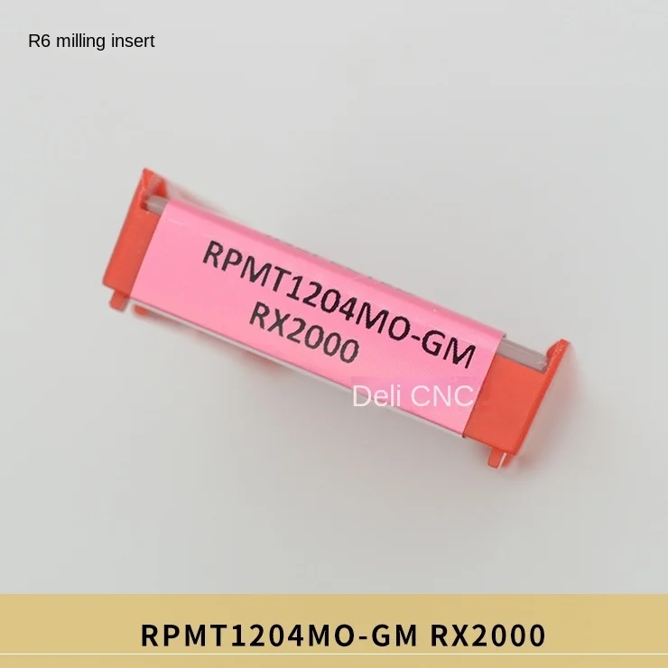 Domestic OEM External Turning Insert R6 Face Tialn Coated 45HRC RPMT1204MO-GM for Turning Center
