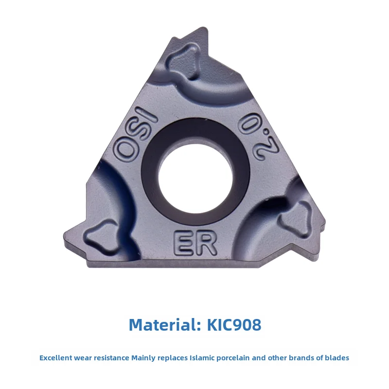 High-performance Stainless Steel Threaded Blade 16Er Ag60/16Ir Ag55 1.0 1.25 1.5 2.0 OEM Customizable KEUE CNC Brand Made China