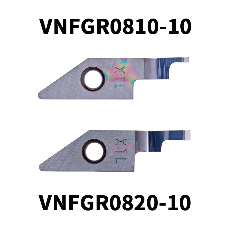 Mfr4B2.0 Carbide Micro-Diameter End Face Grooving Tool Vnfgr0810/20/30-10 Inner Hole End Face Inserts For Steel Workpiece