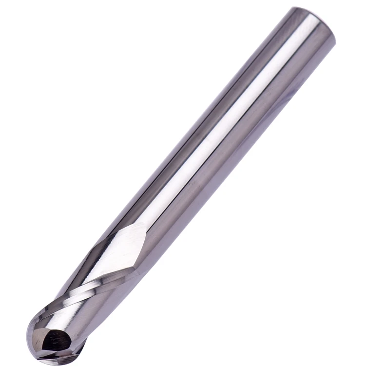 65-Degree Metal Ceramic Ball End Milling Cutter Non-coated Vertical 2 Cutting R1.5 R2.5 R3 OEM Customizable Mirror Machining
